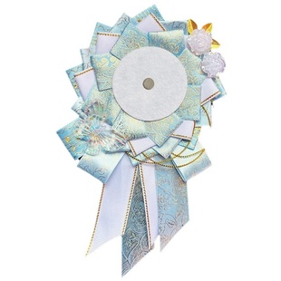 华丽款拖尾吧唧托价痛包装饰物适合58-75mm谷美古风徽章托二次元