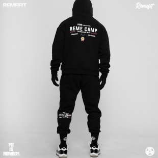 REMEFIT 硬汉训练营 6周年限定 410g美式廓形加绒加厚卫衣套装