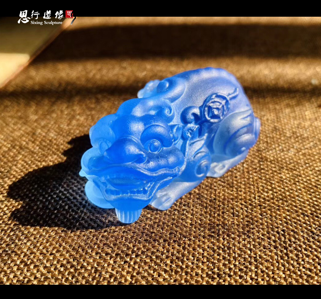 思行琉璃 创意茶宠摆件精品貔貅桌面摆件