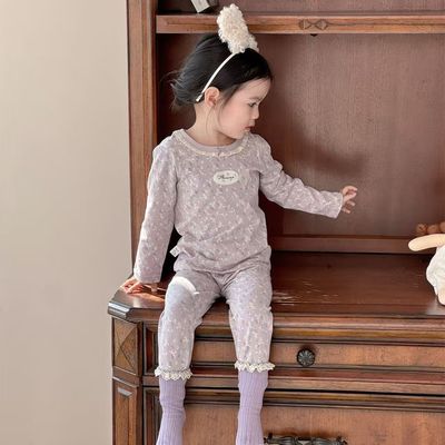 女童秋衣秋裤内衣套装