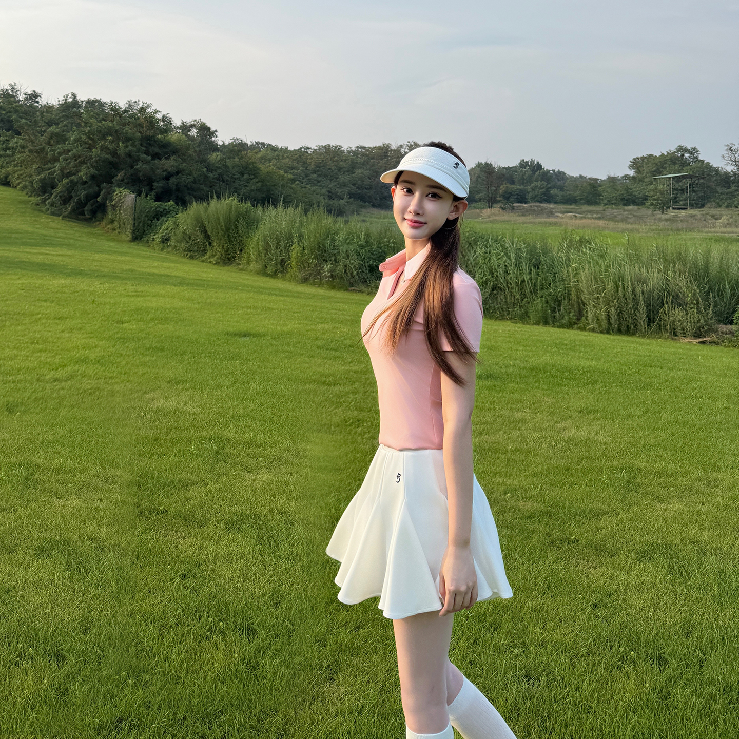 TASHIGOLF时尚修身短裙开花短裙
