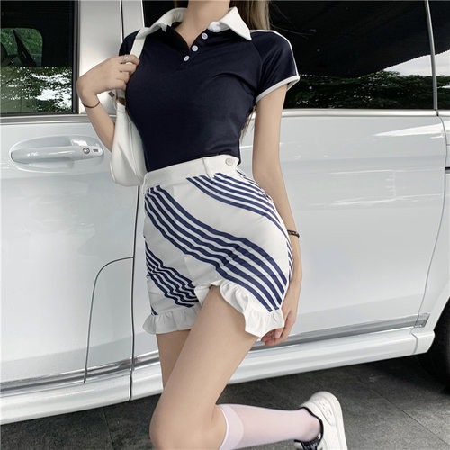 夏季高尔夫球服防走光