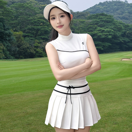 TASHIGOLF夏季无袖女运动套装
