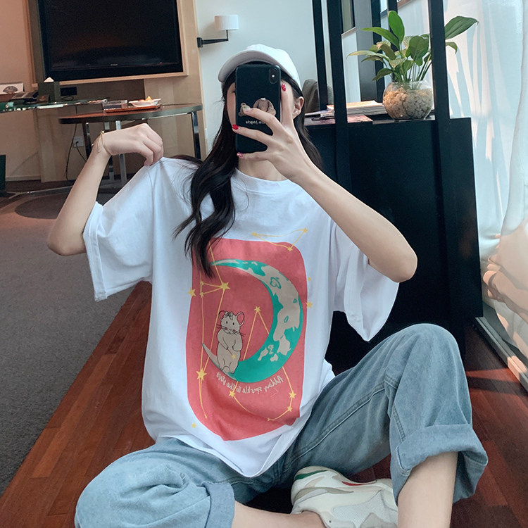 New year of the rat omen loose inside T-shirt