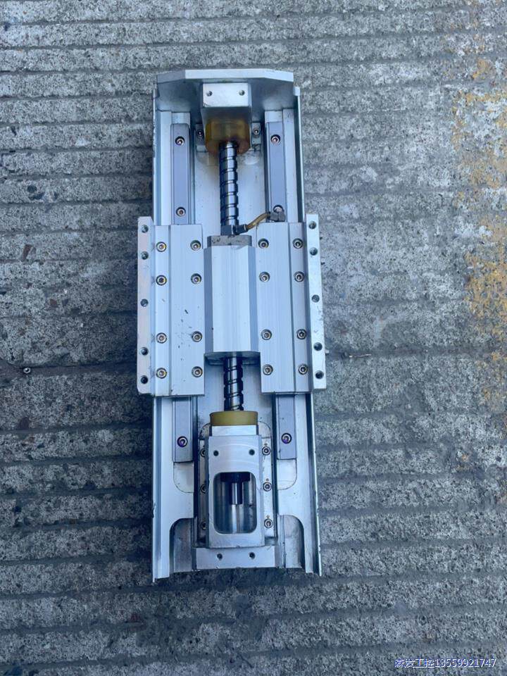 拆机Robostar铝滑台总长375mm行程100mm丝杆1议价商品