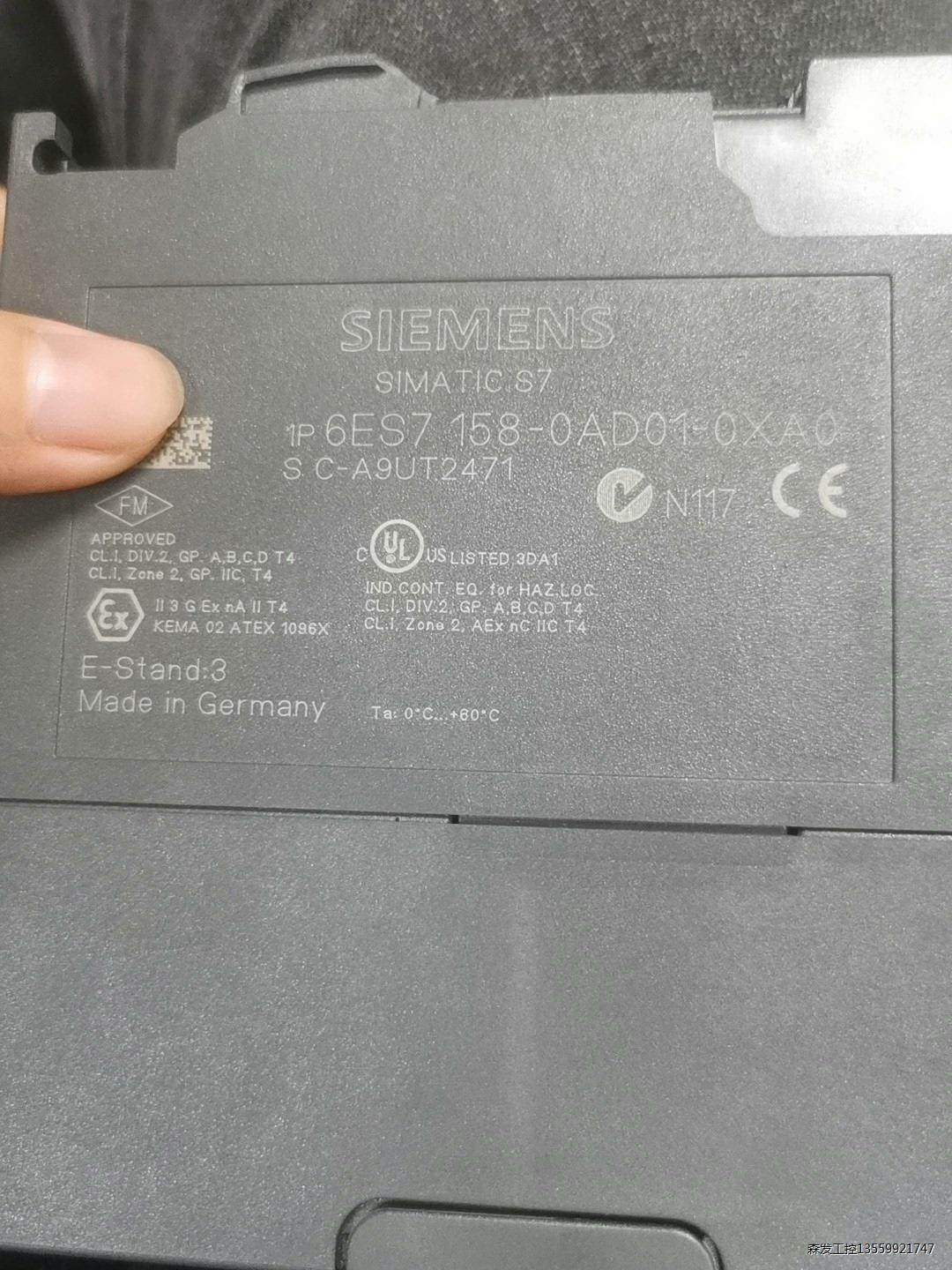 西门子6es7 158-0AD01-0XA0，实物拍摄，成色