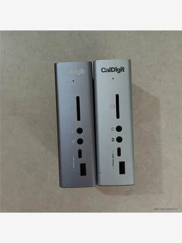 caldigit ts3plus雷电拓展坞 有银色和灰色两个