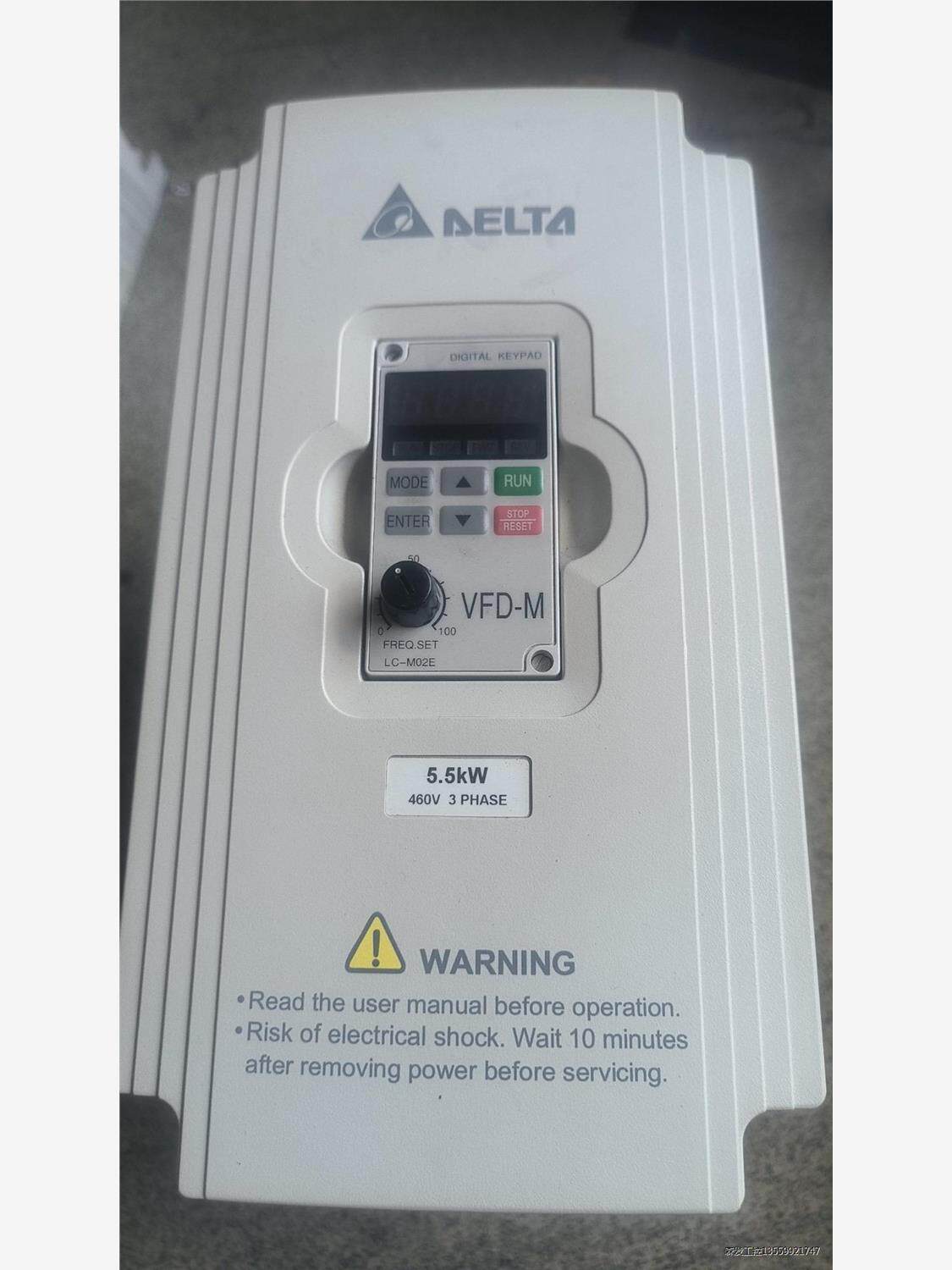 原装台达变频器VFD055M43A 5.5KW 三相380V