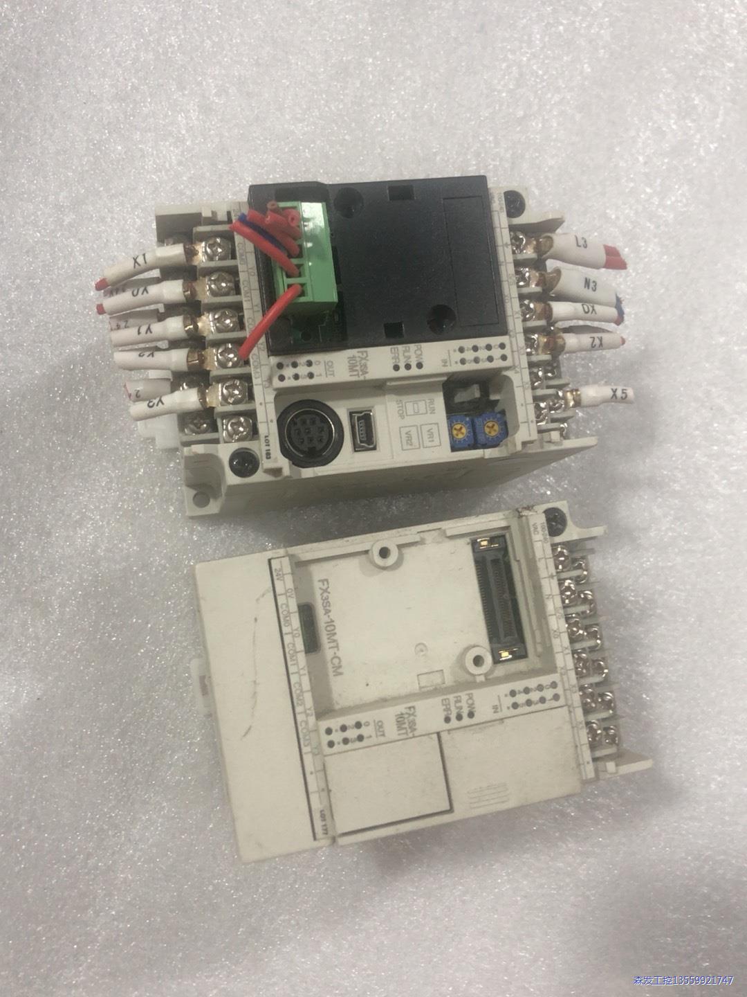 三菱fx3SA-10MT-CM成色看图，所见即所得，共两个，议价商品