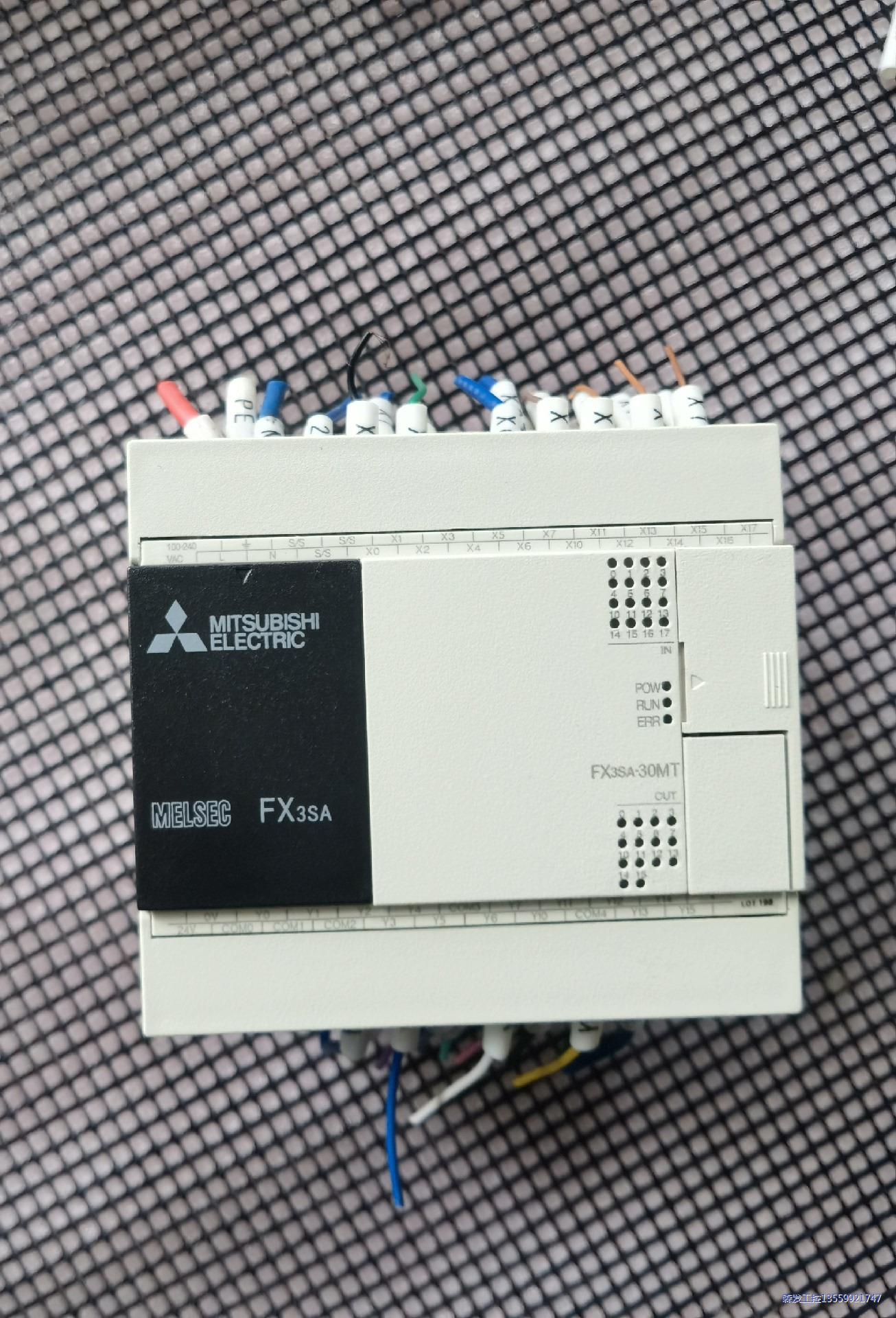 三菱PLC FX3SA-30MT-CM 拆机件，成色漂亮现货议价商品