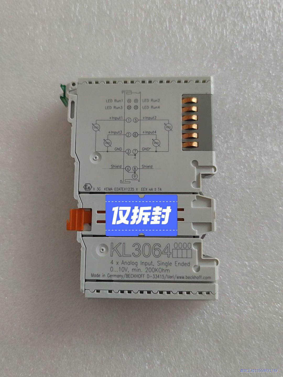 KL3064德国原装正品进口BECKHOFF倍福KL3064议价商品