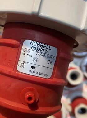 全新荷宝连接器工业插头航空插头C532P6W，32A6H议价商品