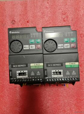 士林变频器处理，SC3-021-0.4K成色如图，实物拍摄，