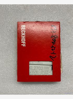 倍福可编程控制器模块，型号：KL2702，单价，支持公对公议价商品