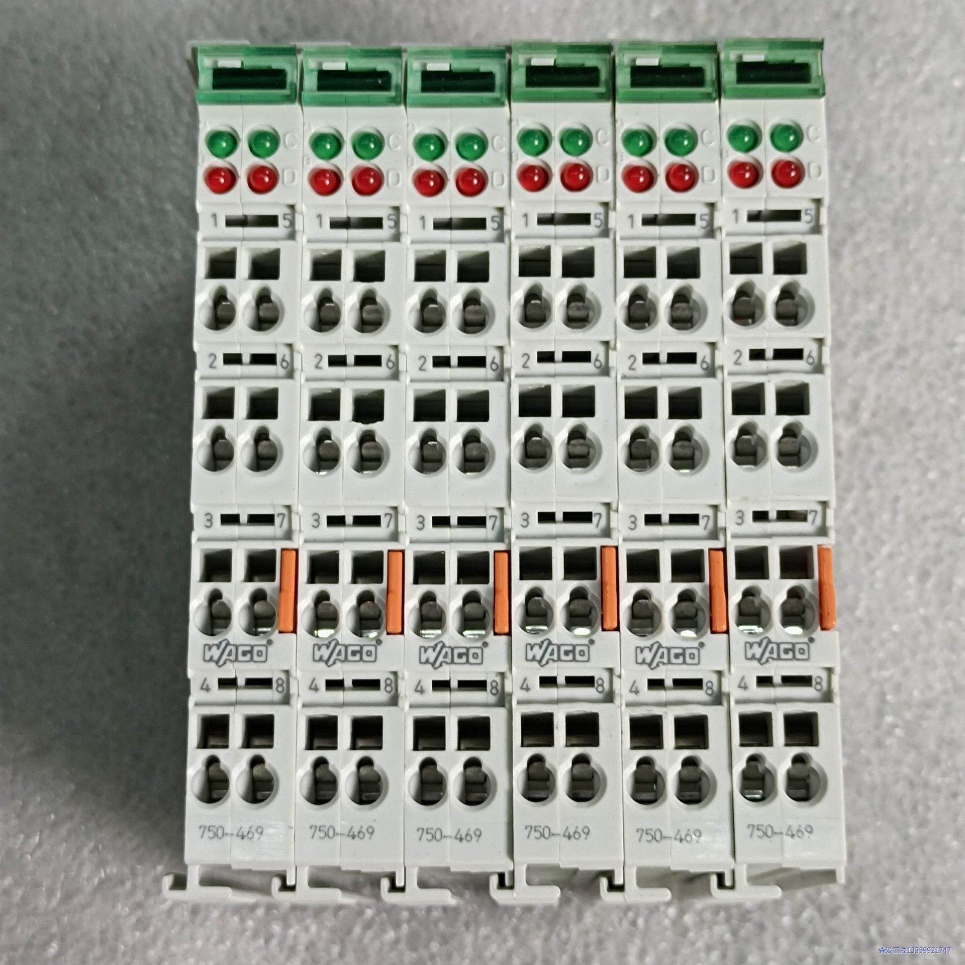 WAGO万可PLC模块 750-469 原装拆机，成色漂亮议价商品