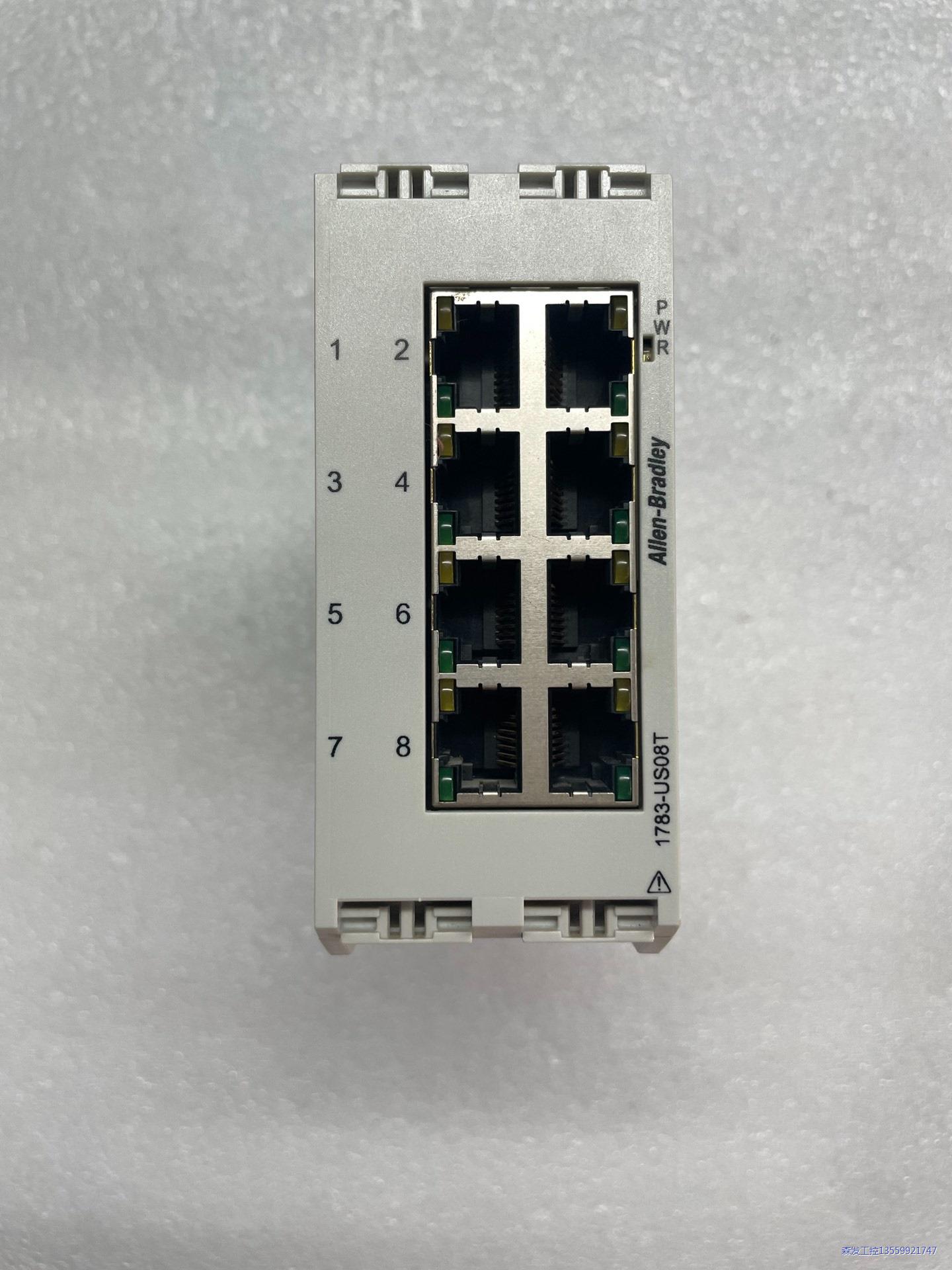 AB罗克韦尔交换机，型号：1783-US08T，实物图拍摄，议价商品