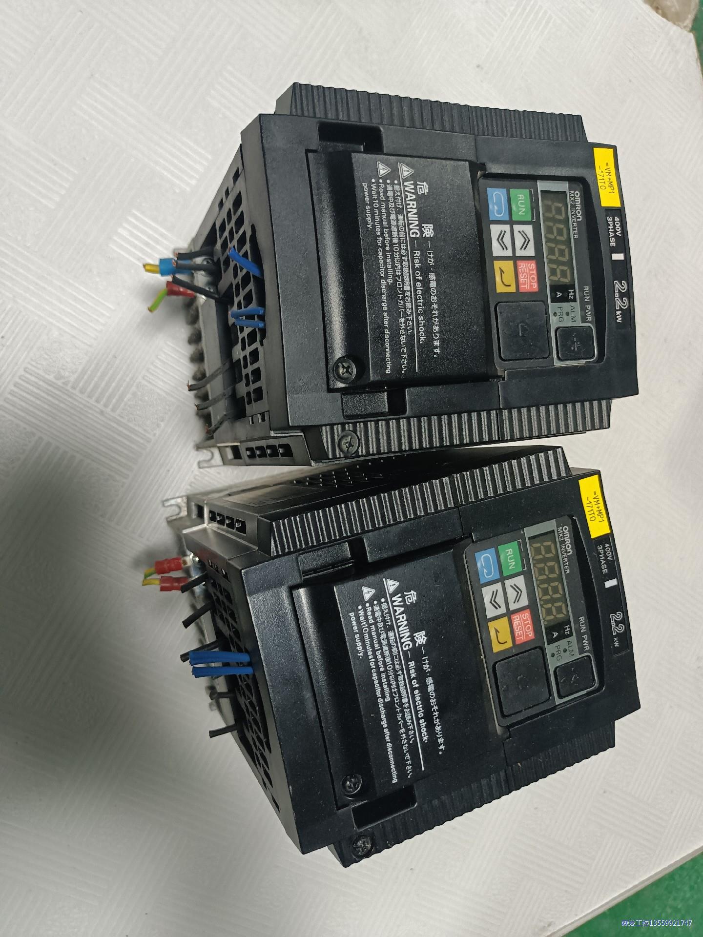 原装拆机二手OMRON 变频器3G3MX2-A4022-E 2.议价商品