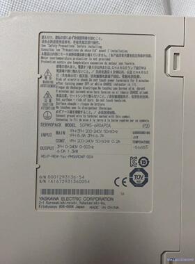 无包装全新安川1.3KW驱动器SGPMS-6R0AP0A议价商品
