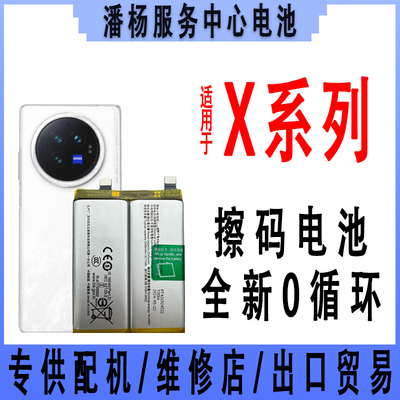 潘杨适用 x80pro/x90pro/X90/x100/x200/X50/X60 X60PRO 手机电池