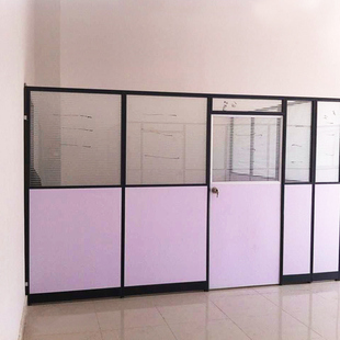 广州办公家具玻璃隔断隔墙屏风铝合金办公室区域公司高间隔屏风