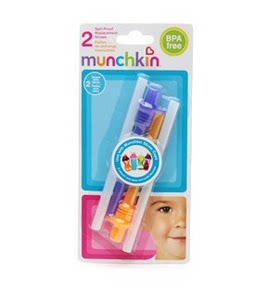 美国Munchkin麦肯奇 水杯吸管备用替换装/水杯吸管刷