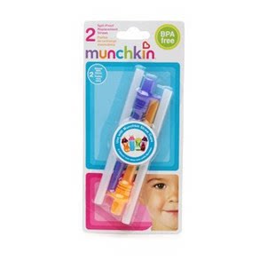 美国Munchkin麦肯奇 水杯吸管备用替换装/水杯吸管刷