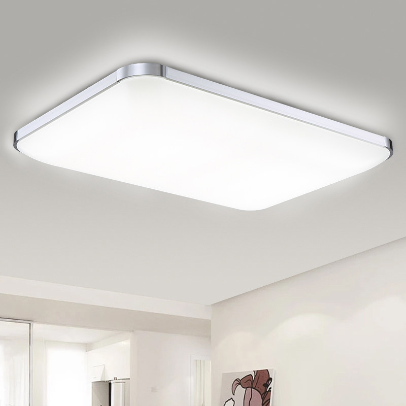 LED吸顶灯铝材长方形客厅房间灯现代简约卧室灯铝边室内灯具灯饰,家装灯饰光源,客厅吸顶灯,淘宝优惠券,粉丝福利购,淘宝优惠卷