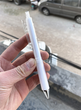 晨光优品低重心双层护套减压按动中性笔H5201蓝色水笔 学生签字笔