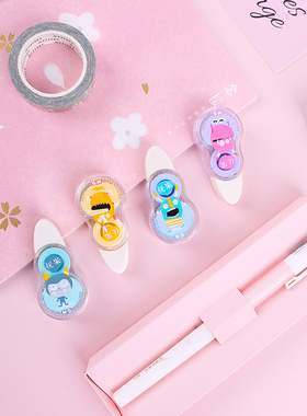 晨光优米小怪迷你型学生修正带ACT54702 透明带芯不断带5米涂改带