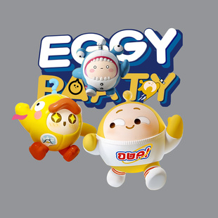 蛋仔派对白墨烫画贴新款烫画图案热转印可定制卫衣熨斗印花衣服