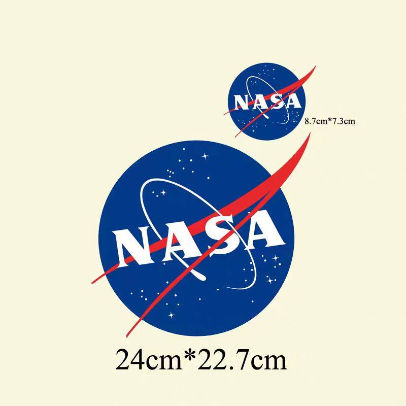 NASA宇航员联名印花装饰辅料T恤卫衣热转印柯式烫画贴图案烫图贴
