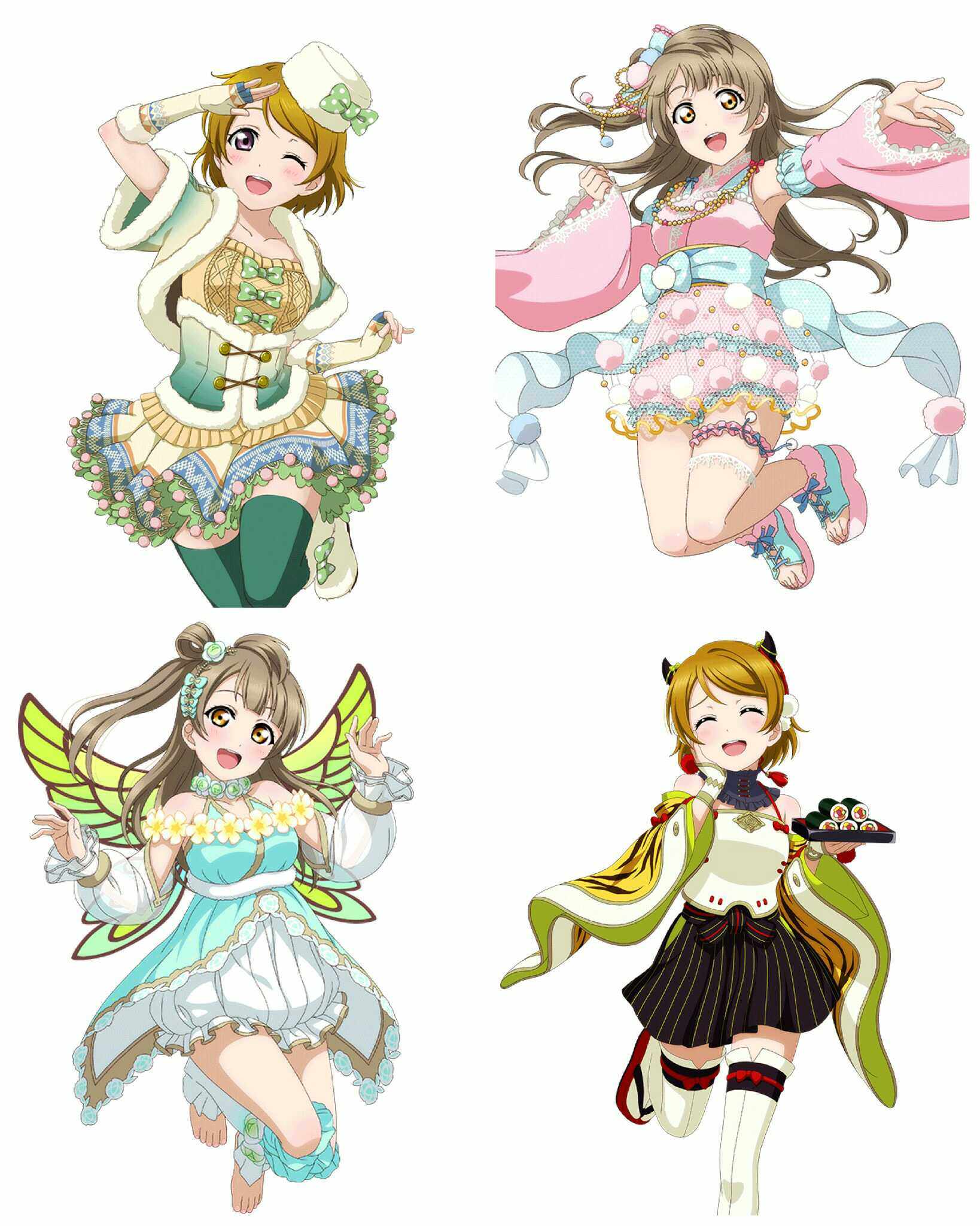LoveLive 缪斯 南小鸟/小泉花阳 活动卡 祭典篇 觉醒cos