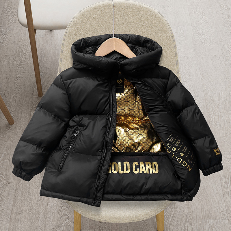 新款黑金加厚冬季外套