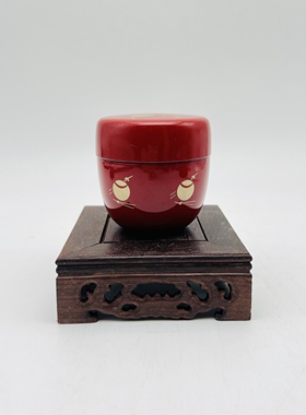 日本高工大漆｜金莳绘｜百道工序｜精品茶枣