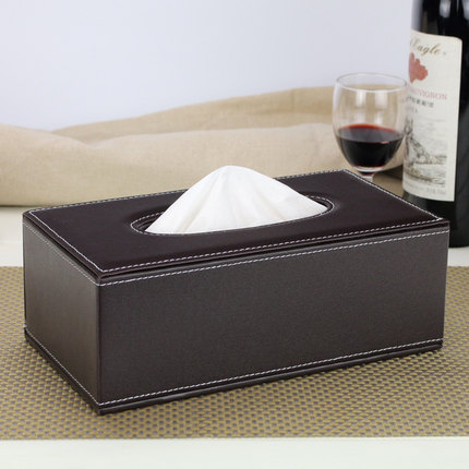 皮革纸巾盒木 客厅茶几卧室简约可爱家居车载 餐巾抽纸盒欧式创意