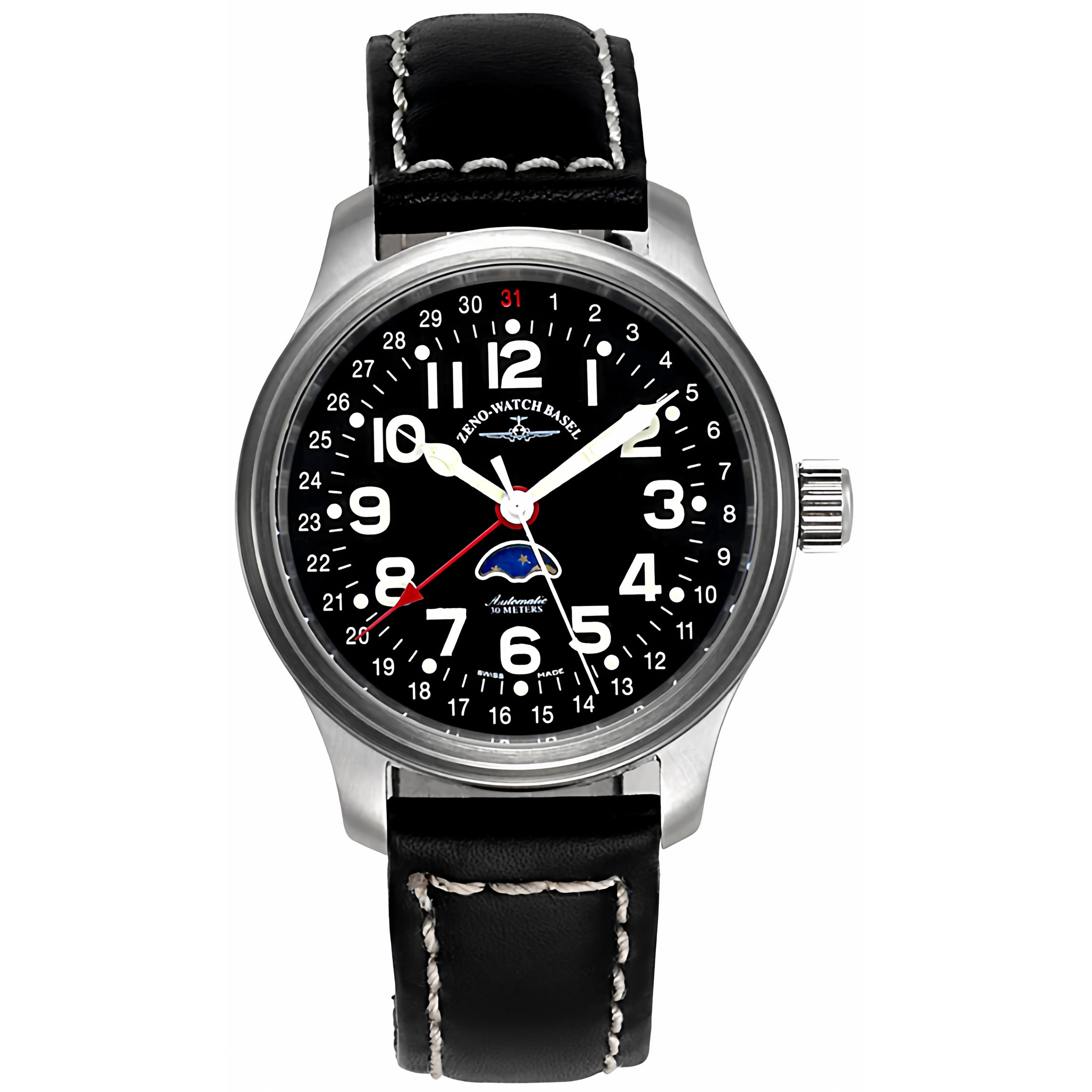 ZENO欧美腕表芝诺飞行自动机械机芯ETA2685月相限量9785a1,手表,欧美腕表,淘宝优惠券,粉丝福利购,淘宝优惠卷