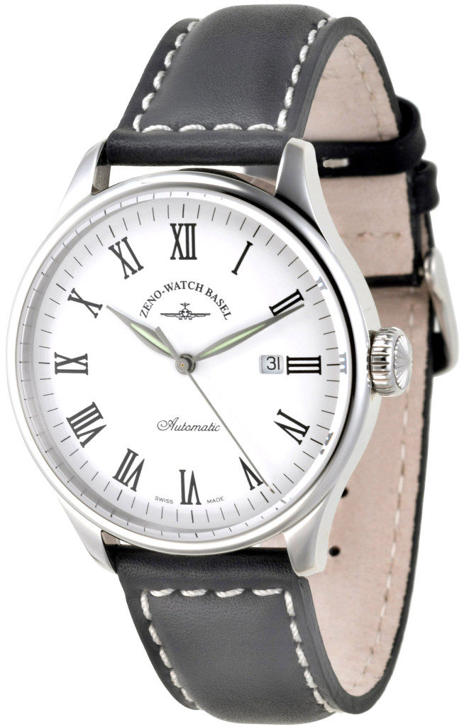 欧美腕表zeno芝诺自动机械机芯夜光带日历蓝宝石型号 6273-i2-rom