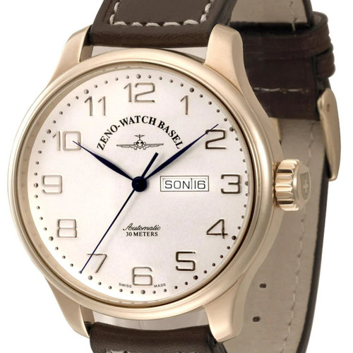 ZENO欧美腕表芝诺自动机械2836大表盘日历8554