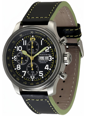 ZENO欧美腕表芝诺飞行腕表自动机械ETA7750蓝宝石8557TVDD-7