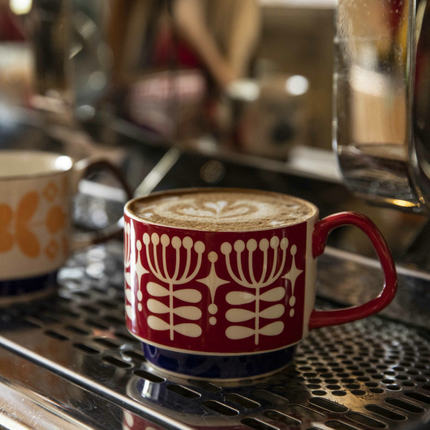 送勺 北欧可叠放陶瓷马克杯咖啡杯情侣杯早餐杯挂耳杯简约牛奶杯