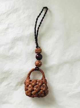 现货出口日本野葡萄藤包挂件吊坠纯手工制作新品上市满100免邮