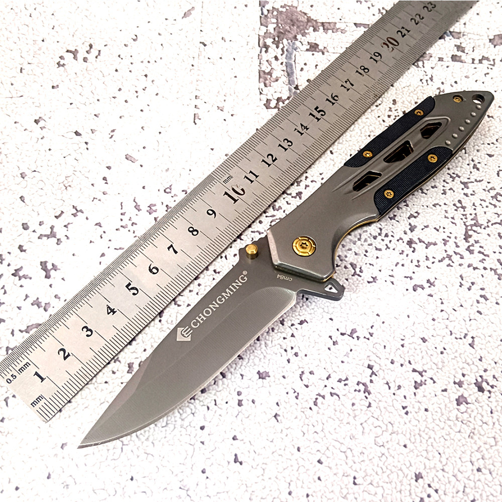 精美CM84户外折叠刀战术锋利刀具