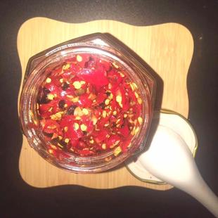 桂乡文妈全州特产自制剁椒酱剁辣椒酱下饭菜老坛腌制酸菜2瓶包邮