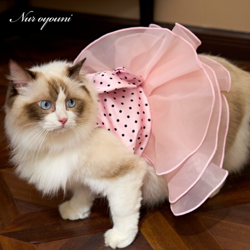 宠物衣服高级感狗狗婚纱礼服裙子