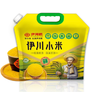 伊川小米伊河桥小米月子米宝宝米贡米新小米五谷杂粮袋装河南特产