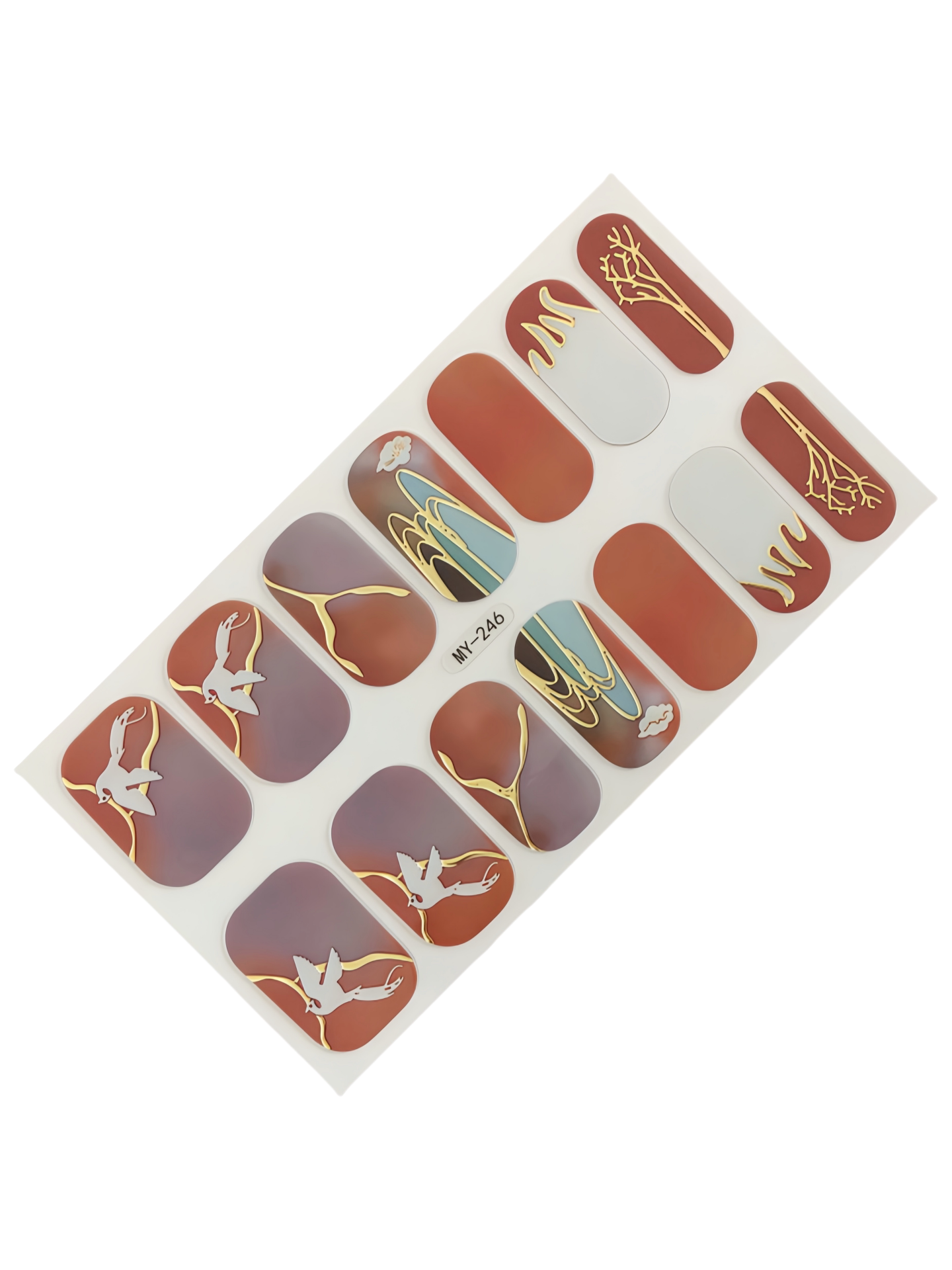 No-Bake 5D Gel Nail Wraps for Instant 3D Manicure - Product image 5
