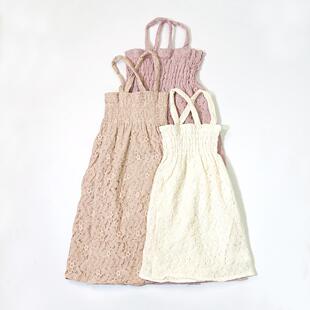 日单 微瑕疵 款式布料感觉可以 女童儿童春夏秋蕾丝吊带连衣裙子