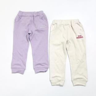 毛圈卫裤 外贸日单 女童春秋休闲木耳边休闲喇叭裤 型颜色百搭 子 版