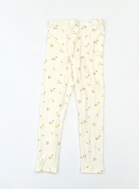 外单 cot~颜色恬静 女童儿童春末秋初碎花薄款打底裤秋裤家居睡裤