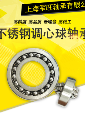 420耐磨不锈钢双排调心球轴承S2207RS S2208RS S2209RS S2210RS